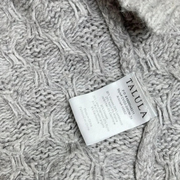 Talula Womens XXS Nubby Textured Popcorn Knit Open  Front Shawl Cardigan Sweater - Picture 7 of 11